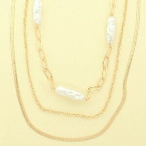 Multi Strand Baroque Pearl Necklace